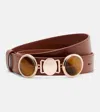 Gabriela Hearst Grange Embellished Leather Belt In Brown