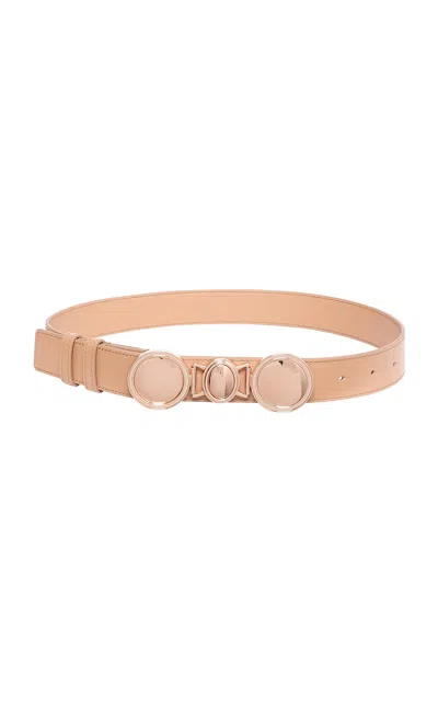 Gabriela Hearst Grange Leather Belt In Pink