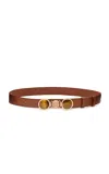 Gabriela Hearst Grange Stone Belt In Cognac Leather In Brown