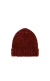 Gabriela Hearst Hailsham Knit Hat In Burnt Sienna Multi Speckle Cashmere