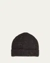 Gabriela Hearst Hailsham Speckled Cashmere Beanie Hat In Gray
