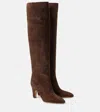 Gabriela Hearst Hana Leather Over-the-knee Boots In Brown