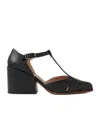 Gabriela Hearst Hawes Chunky Heeled Mary Jane Shoes In Black