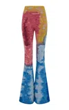 Gabriela Hearst Hebe Dyed Wool-cashmere Knit Pants In Multi