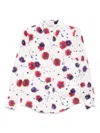Gabriela Hearst Floral-print Front Button Blouse With Classic Collar