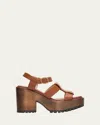 Gabriela Hearst Hera Leather Platform Block-heel Sandals