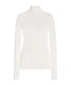 Gabriela Hearst Straun Wool And Cashmere Turtleneck Sweater In White