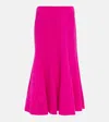 Gabriela Hearst High-rise Virgin Wool Maxi Skirt In Fuchsia