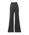 Gabriela Hearst High-waisted Wide-leg Pants In Gray