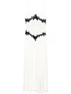Gabriela Hearst Highland Appliqued Silk Maxi Dress In Neutrals
