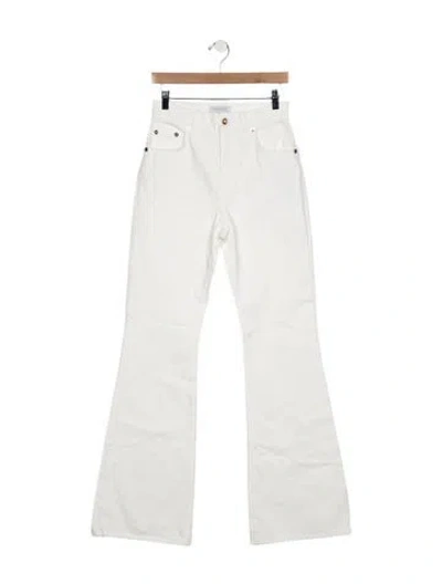 Pre-owned Gabriela Hearst High-rise Flared Jeans In Blue