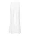 Gabriela Hearst Rhein Flared Virgin-wool Pants In White