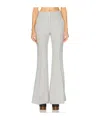 Gabriela Hearst Rhein Cashmere Flare Pants In White