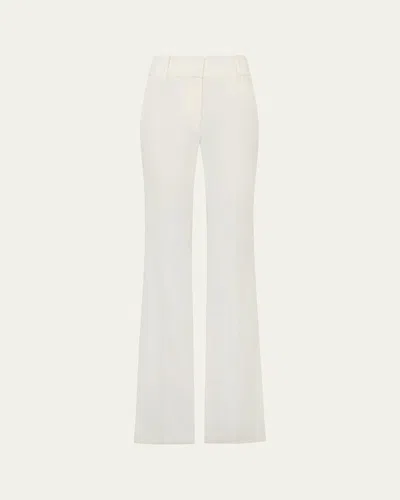 Gabriela Hearst Ianthe Corduroy Flare Pants In White