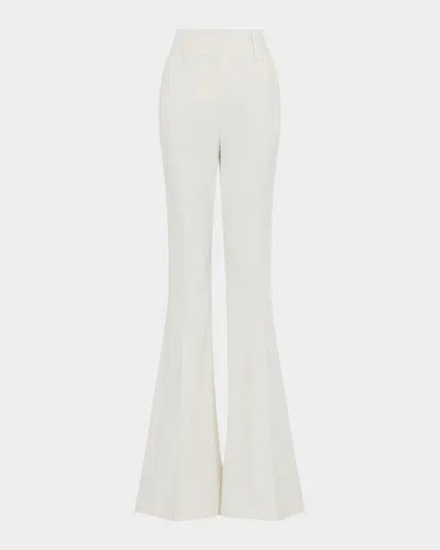 Gabriela Hearst Ianthe Corduroy Flared Pants In Ivory