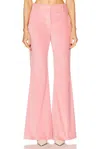 Gabriela Hearst Ianthe Cotton Corduroy Flared Pants In Rosa
