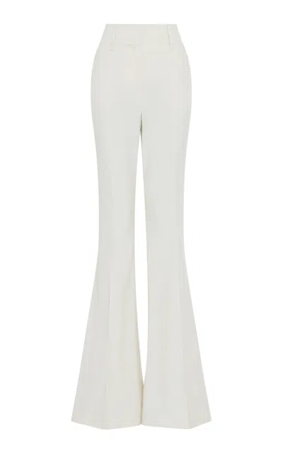 Gabriela Hearst Ianthe Tailored Corduroy Flare Pants In Ivory