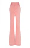 Gabriela Hearst Ianthe Tailored Corduroy Flare Pants In Pink