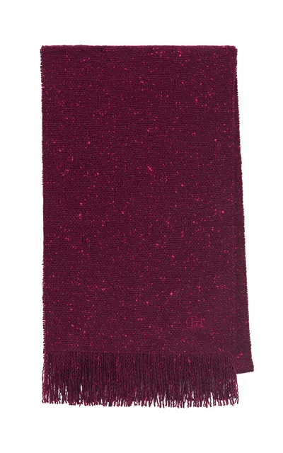 Gabriela Hearst Illumina Scarf In Burgundy
