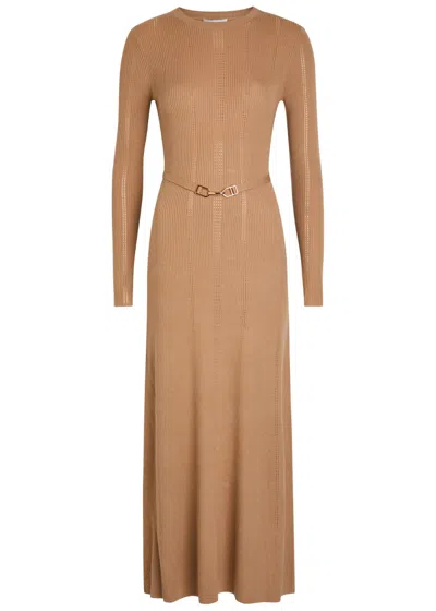 GABRIELA HEARST GABRIELA HEARST IMAGENE BELTED WOOL MIDI DRESS