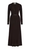 Gabriela Hearst Imagene Knit Wool Maxi Dress In Brown