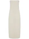 Gabriela Hearst Immanuel Midi Dress In Neutrals