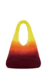 Gabriela Hearst Ino Knit Hobo Bag In Dip Dye Sunrise Welfat Cashmere In Dip Dye Sunrise