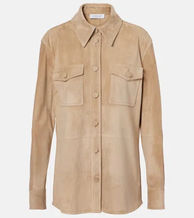GABRIELA HEARST IRENE SUEDE OVERSHIRT