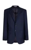 Gabriela Hearst Irving Jacket In Dark Navy Wool In Dark Navy