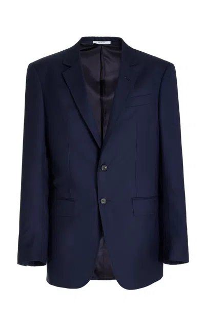 Gabriela Hearst Irving Jacket In Dark Navy Wool