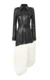 Gabriela Hearst Isak Cashmere-trimmed Trench Coat In Black