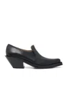 Gabriela Hearst Jack Leather Heeled Loafers In Black