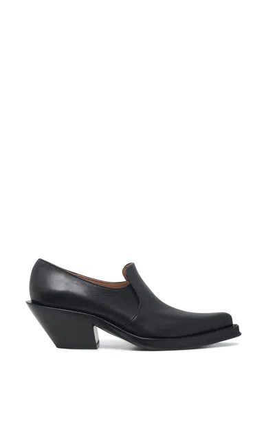 Gabriela Hearst Jack Loafer In Black Nappa Leather