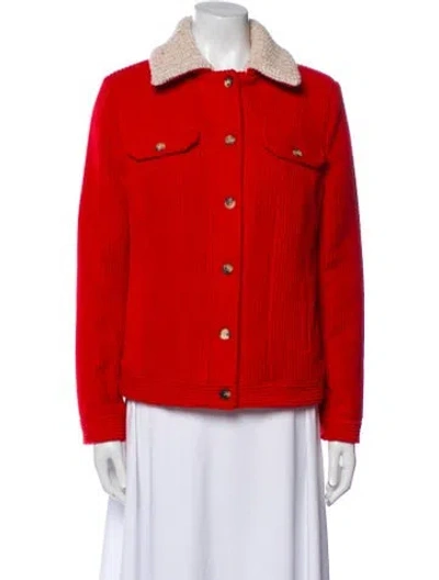 Pre-owned Gabriela Hearst Jacket In Red