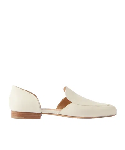 Gabriela Hearst Jax Flats In White
