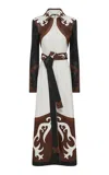 Gabriela Hearst Jemme Paneled Leather Coat In Multi