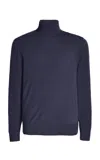 Gabriela Hearst Jermaine Knit Turtleneck In Dark Navy Merino Wool In Dark Navy