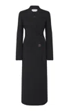 Gabriela Hearst Julien Double-breasted Virgin-wool Coat In Black