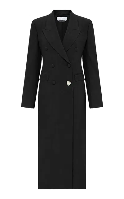 Gabriela Hearst Julien Linen Coat In Black