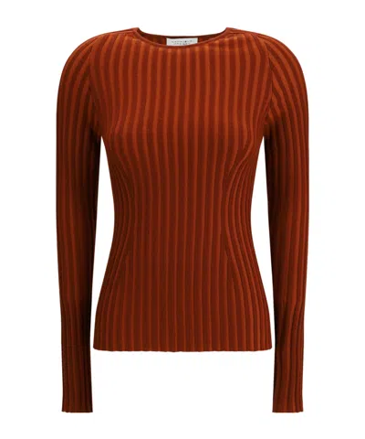 Gabriela Hearst Soraya Knit Sweater In Brown