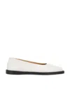 Gabriela Hearst Kati Ballerina Flat Shoe In Cream Leather