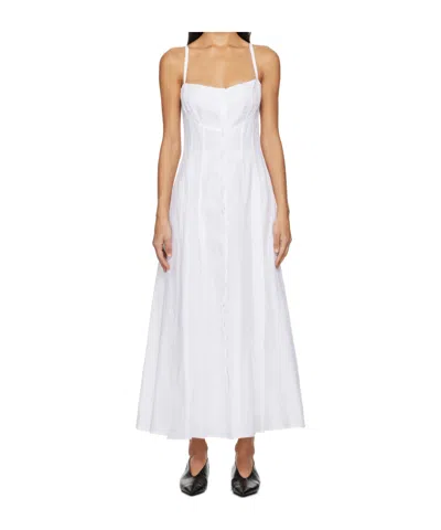Gabriela Hearst White Keely Maxi Dress In Wht White
