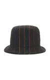 Gabriela Hearst Kiran Wool-cashmere Bucket Hat In Black