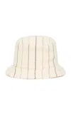 Gabriela Hearst Kiran Wool-cashmere Bucket Hat In White