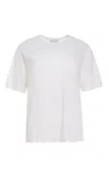 Gabriela Hearst Kirby T-shirt In Ivory Cashmere In White