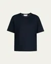 Gabriela Hearst Kirby Tee In Blue