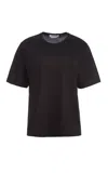 Gabriela Hearst Kirby Tee In Black Cashmere In Black