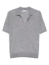 Gabriela Hearst Knitted Polo Top