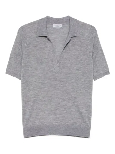 Gabriela Hearst Knitted Polo Top