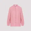 Gabriela Hearst Laetitia Blouse In Rsq Rose Quartz